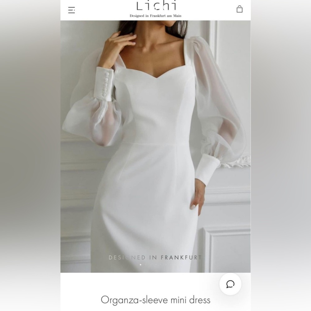 New white dress by Lichi